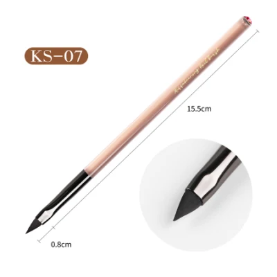 Nail Art New Japan Same Paragraph Acrylic Brown Rod Nail Brush Set Pull Line Pen Phototherapy Pen Brush