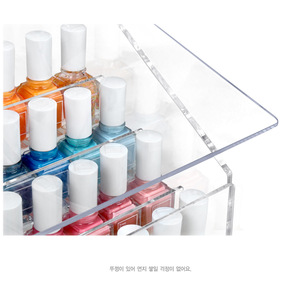 Nail polish acrylic makeup organizer with drawer Hot selling in korea