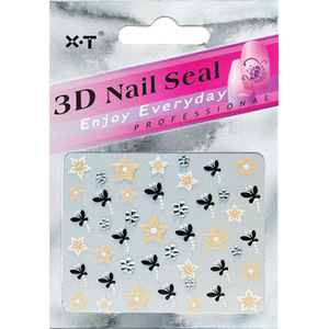 nails supplies with Popular style wholesale 3D self-adhesive nail sticker