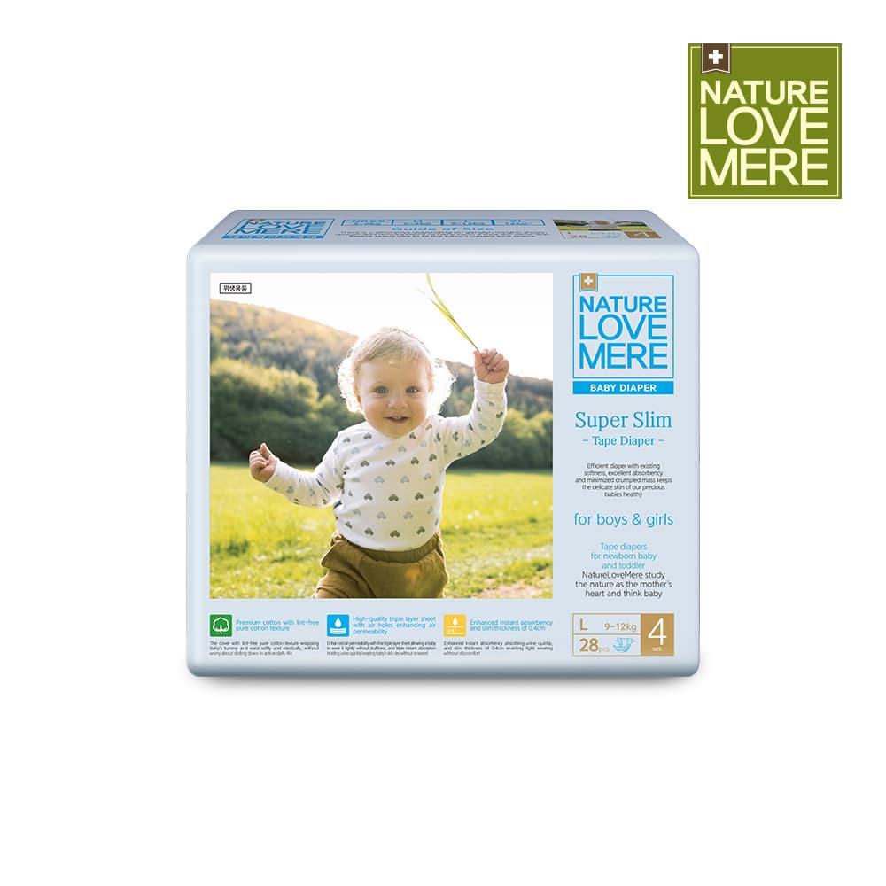 NATURE LOVE MERE Super Slim Tape Diapers