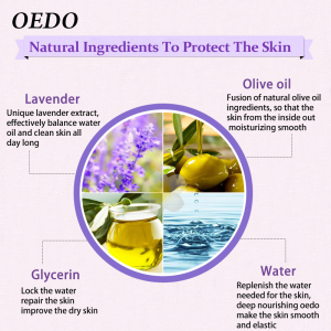 OEDO Lavender Body Lotion Moisturizing Anti-aging Body Creams Repair Anti-chapping whitening Nourishing Skin Care