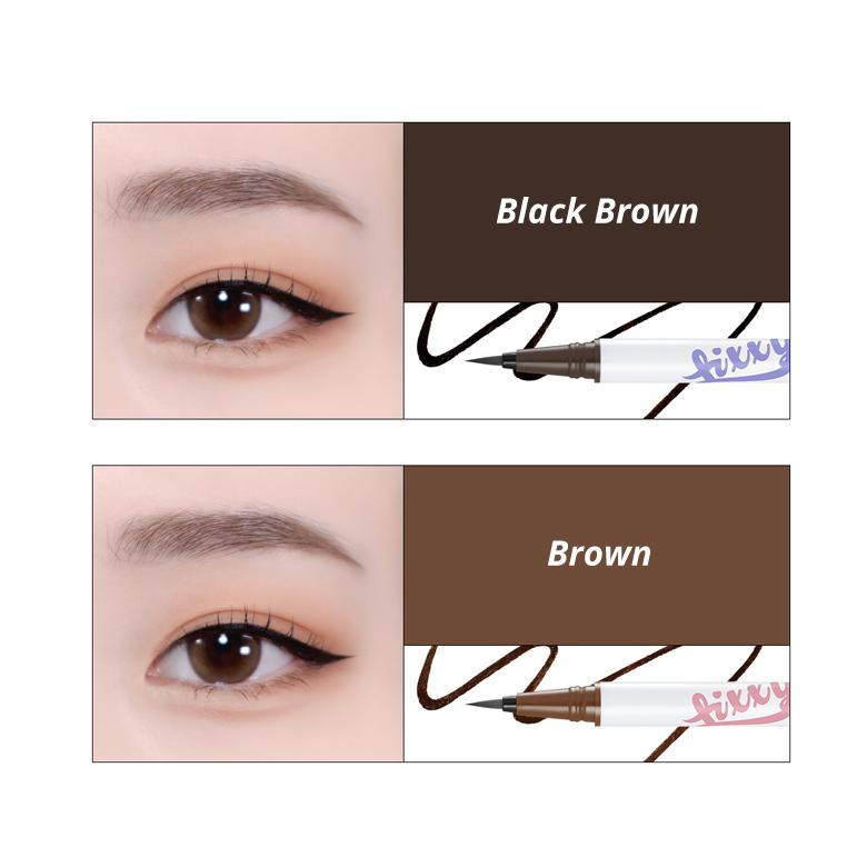 (Peach C) Brush Fixxyliner [02 Brown] 0.5g