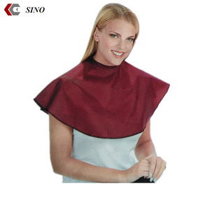 Polyester hair cut cape bib hair salon cappa hairdressing short tippet cape wholesale