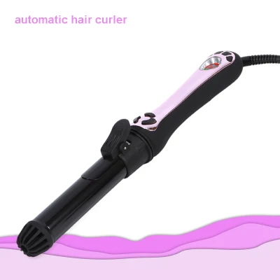 Private Label Irons Gold Automatic Rotating Magic Hair Device Curling Iron