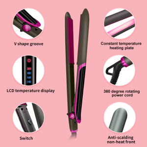 Professional Best Ceramic Flat Iron Flat Iron Hair Straightener Permanent Hair Straightening Hair Straightener