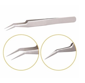 Professional Eyelash Extension Tweezers Women Beauty Eyebrow Plucking False Eyelash Manicure Custom Tweezers