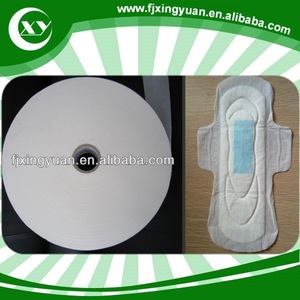 raw materials for sanitary napkins tissue paper