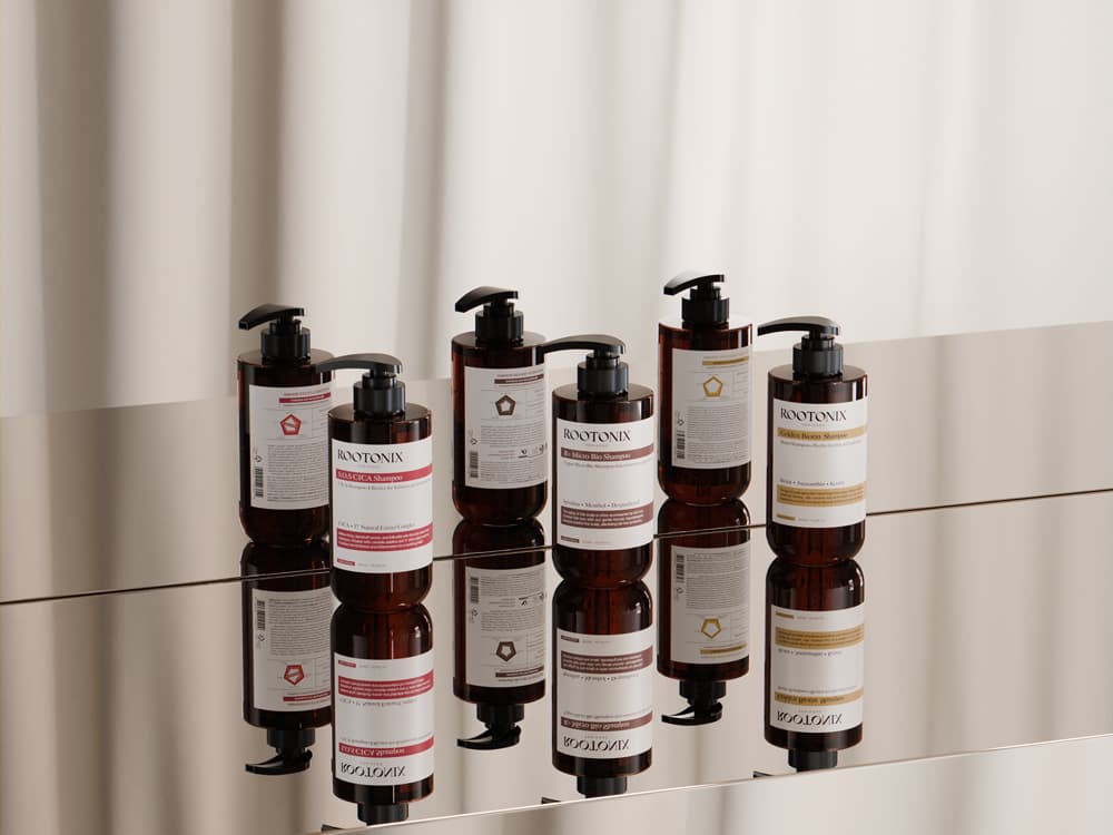 ROOTONIX Golden Biotin Shampoo Hair loss and Hair Volume