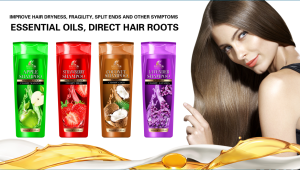 ROUSHUN Hair Shampoo and Conditioner Strawberry Natural Apple Adults Female 400ml with ISO22716,GMPC Certification