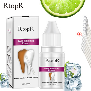 RtopR Natural Organic Tooth Care Personal Oral Hygiene Remove Plaque Stains Teeth Cleaning Whitening Liquid Serum