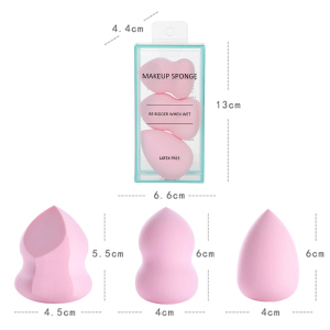 Soft 3pcs Wholesale Powder Puff Foundation Sponge Washable Cosmetic Puff Makeup Blender Sponge A79981