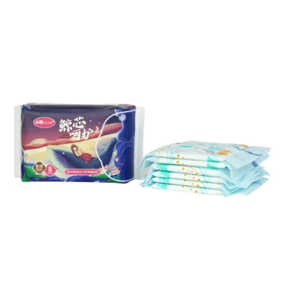 Super Absorbent Private Label Soft Menstrual Sanitary Napkins