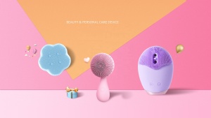 ultrasonic wave massage facial cleansing brush silicone face washing brush silicone face exfoliate brush