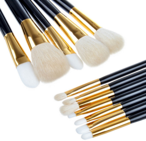 Wholesale 12 pcs Makeup Brush Sets Pro Cosmetics Brushes Eyebrow Eye Brow Powder Lipsticks Shadows Make Up Tool Kit