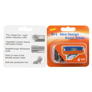 Wholesale 4 pcs/lot 5 layers razor blade