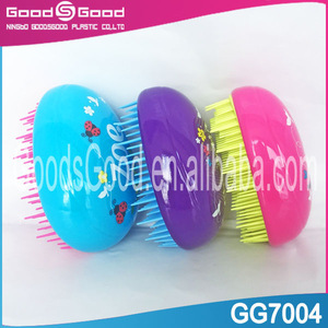 Wholesale abs plastic material oval detangler hairbrush