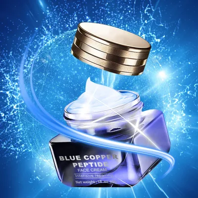 Wholesale Skin Care Blue Copper Peptide Intensive Moisturizing Repairing Face Cream