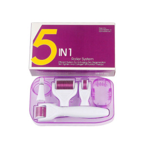 YanYi 5 in 1 microneedle derma rolling system hair growth derma roller