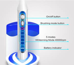 YASI FL-A12 Wolsesale vibrating toothbrush sanitizer with high battery power