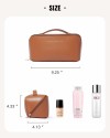Cosmetic bag makeup pouch
