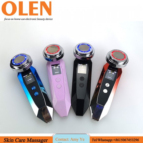 Home use Skin RF + EMS +ION +ENI+COOL face lifting wrinkle removal multifunction facial beauty machine