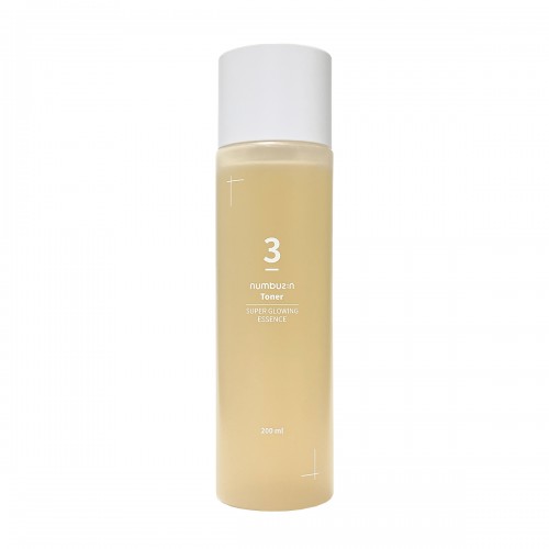 [numbuzin No.3 Super Glowing Essence Toner 200mL]Korean Beauty Korean skin care Korean Cosmetics Cruelty-Free Toner Glow Brightening Radiant Hydrating
