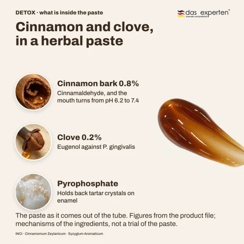 Das Experten DETOX Cinnamon and Clove Toothpaste, 70 ml