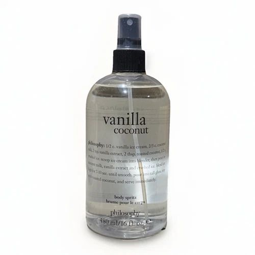 Philosophy Vanilla Coconut Body Spritz 16 oz New