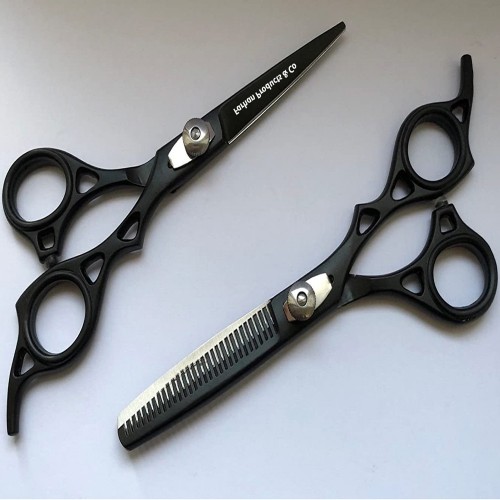 6 Inch New Fashion Custom Salon Barber Tool Japanese Steel Hairdressing Cutting Sliver & Yellow Screw Hair Scissors For Designer