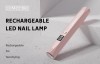 Mini Portable Nail Lamp for Gel Nails USB Rechargeable Nail Curing Light