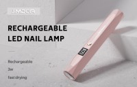 Mini Portable Nail Lamp for Gel Nails USB Rechargeable Nail Curing Light