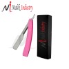 Pink Color Professional Barber Salon Cut Throat And Shaving Razor Folding Razor