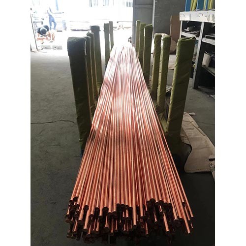 Copper plating round steel