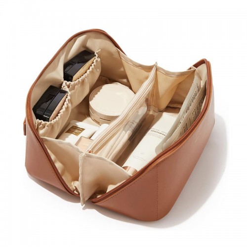 Cosmetic bag makeup pouch