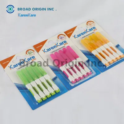 0.7mm Wholesale Bulk Portable Reusable Toothbrush Toothpick Dental Interdental Brush for Teeth Cleaning