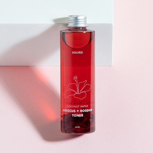 Solved Skincare Coconut Water Hibiscus + Rosehip Toner