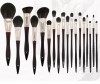 Customize Premium Animal Hair Makeup Brushes 18pcs Cosmetics Brush Set Foundation Powder Blush Eyeshadow Brush