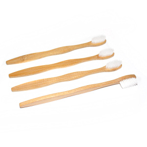 100% Organic FSC Approved Eco Charcoal Bristles OEM Bamboo Toothbrush with Customized Packing and Logo