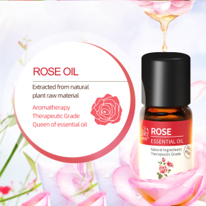 100% Pure Herbal Essential Oils 10ml Organic Rose Essential Oil Bulk Natural Massage Bath Spa Body Essential Oil