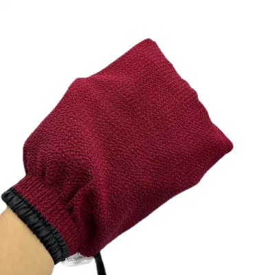 100% Viscose Peeling Body Scrubber Bath Glove for Men and Women