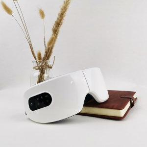 2021 Fashion design foldable vibration heat compress intelligent eye massager