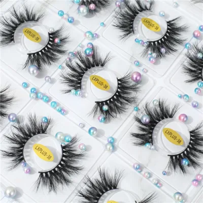 3D Synthetic Private Label False Eyelashes Band False Eyelashes and Custom Private Label Faux Mink Eyelash