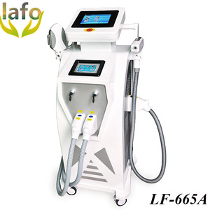 4 in 1 SHR IPL hair removal/ ipl laser hair removal machine/ shr ipl rf nd yag laser multifunction beauty salon equipment