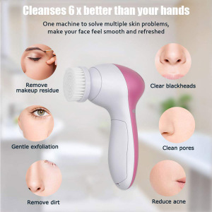 5 in 1Professional face cleansing brush facial cleansing brush face brush OEM