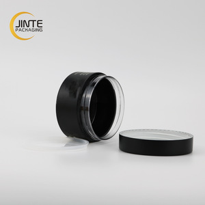 5g 10g 15g 30g 50g 60g 100g 150g 200g 250g PETG jar Matt black plastic cosmetic jar