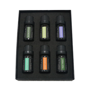 6 Packs Aromatherapy Essential Oils Private Label Gift Set 10ml Lavender Oil For Diffuser Relaxation And Calming