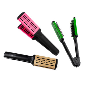 Beauty-professional hair straightener brush