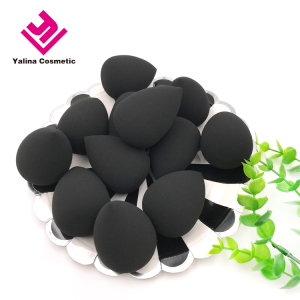 Best Selling Amazon Biodegradable Make Up Foam Beauty Powder Puff Black Big Makeup Sponge Blender