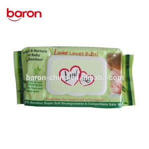 BESUPER Organic Bamboo Sensitive Baby Wet Wipes