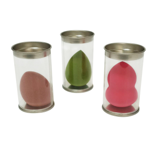 Cosmetic Non-Latex Hydrophilic  Waterdrop Shape Original Beauty Makeup Sponge Blender holder  with box